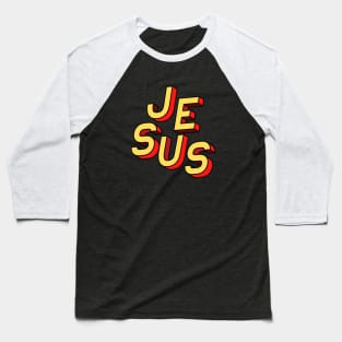 Jesus Christ Son of God design art Baseball T-Shirt